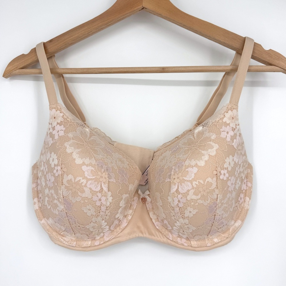 Victoria's Secret Body by Victoria Lined Demi Lace Bra 34 DDD